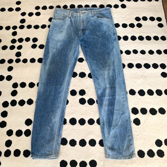 Levi's 508 Tapered Jeans Bleached Denim Slim Fit